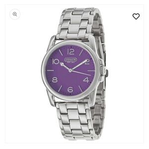COACH Sydney Japanese Quartz (Battery-Powered) Lavender Dial Women's Watch